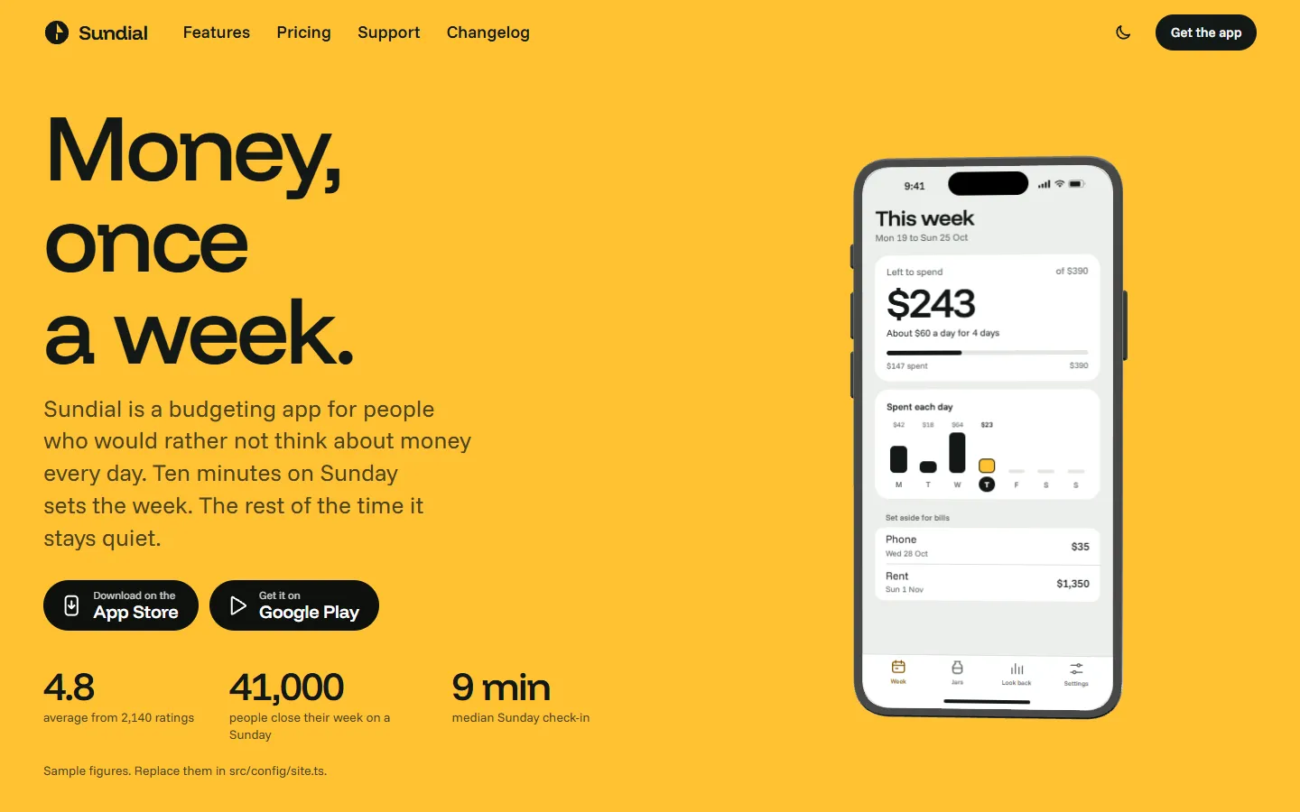 Pocket home page, light theme, at 1440 pixels wide