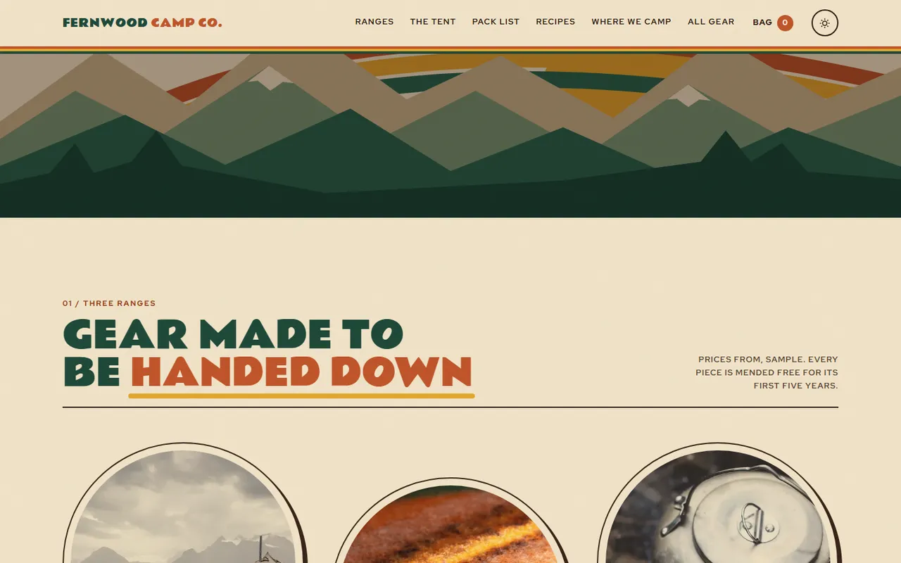 Trailhead: dusk page